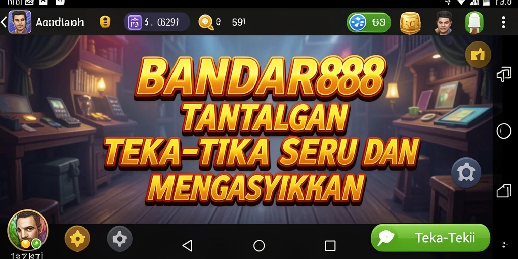 Tampilan antarmuka menarik dari BANDAR88 dengan beragam teka-teki.