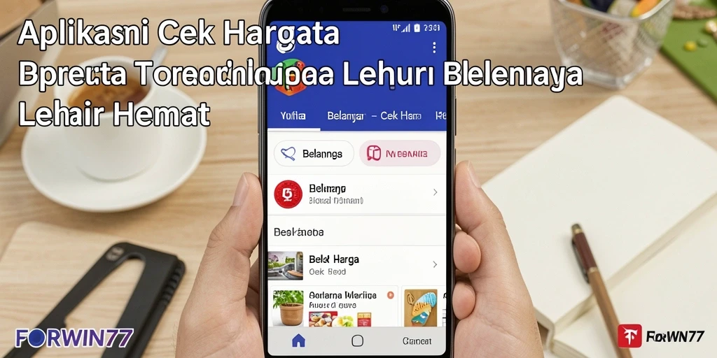 Screenshot antarmuka FORWIN77 yang menampilkan fungsi Cek Harga.