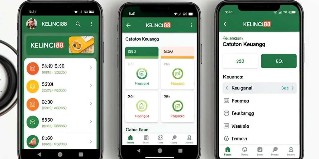 Tampilan antarmuka KELINCI88 yang ramah pengguna untuk Catatan Keuangan.